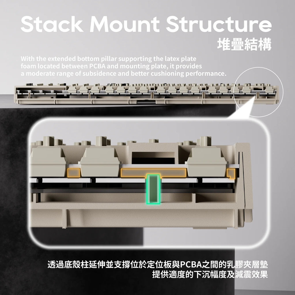 Vortex Multix 104 Autumn Hotswap Wireless Mechanical Keyboard