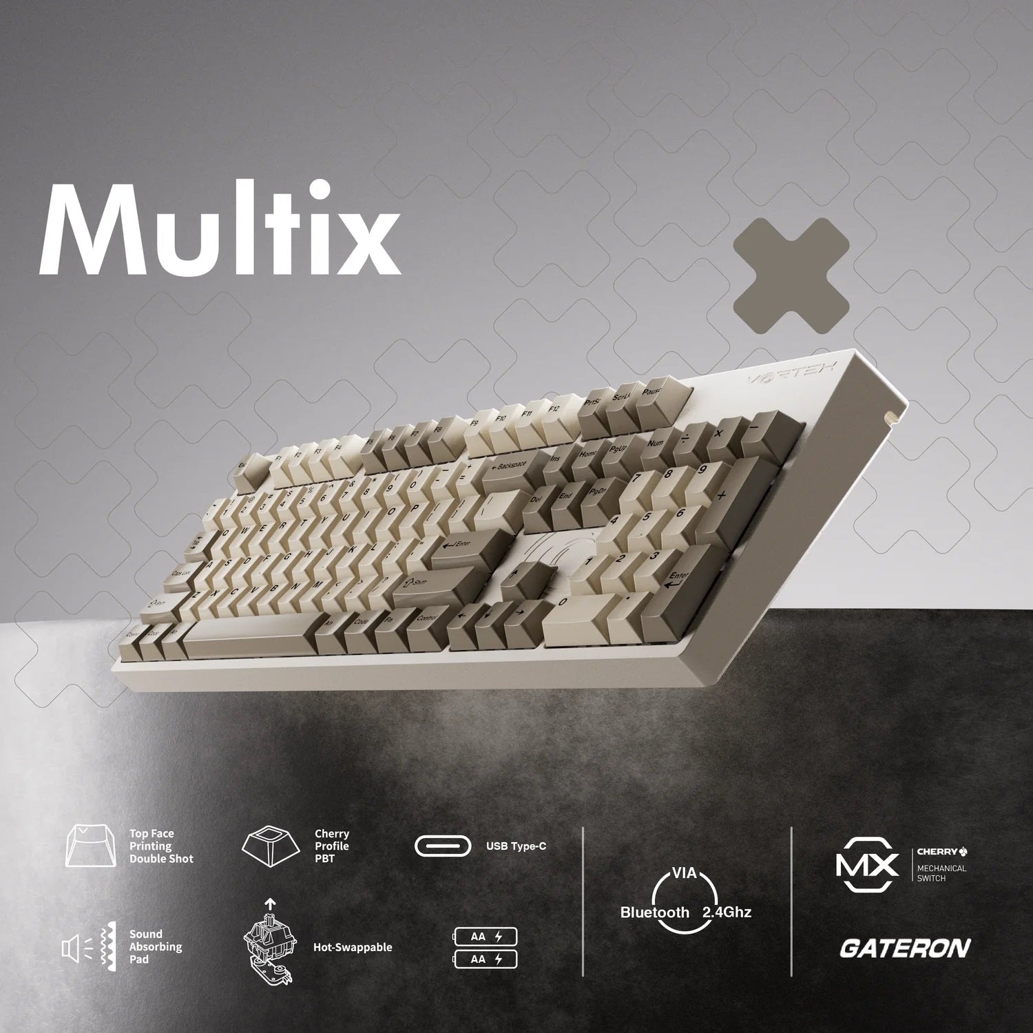 Vortex Multix Autumn VIA Mechanical Keyboard MKY8IUUDNJ |63133|