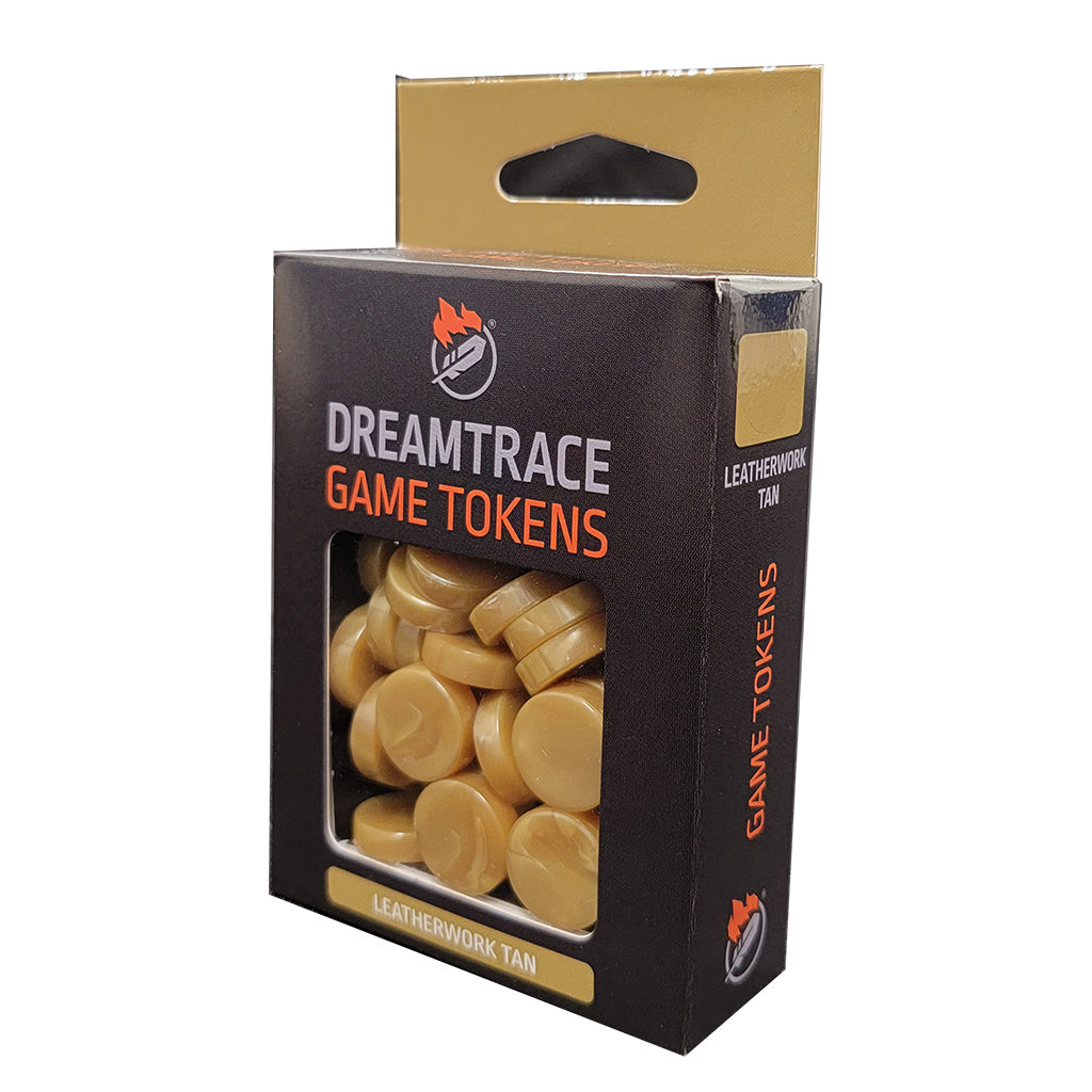 DreamTrace Gaming Tokens: Leatherwork Tan MKGKU2XIIG |0|