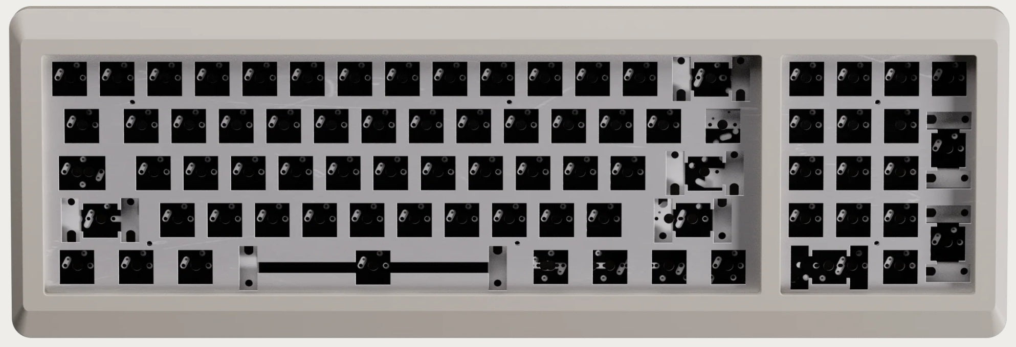 Vortex M0110A Aluminum Barebones Hotswap DIY Keyboard Kit MK991UZI46 |0|