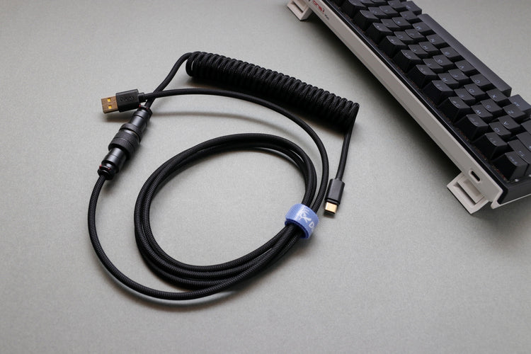 Ducky Abyss Black Coiled USB Cable V2 MK1MIG4JTY |0|