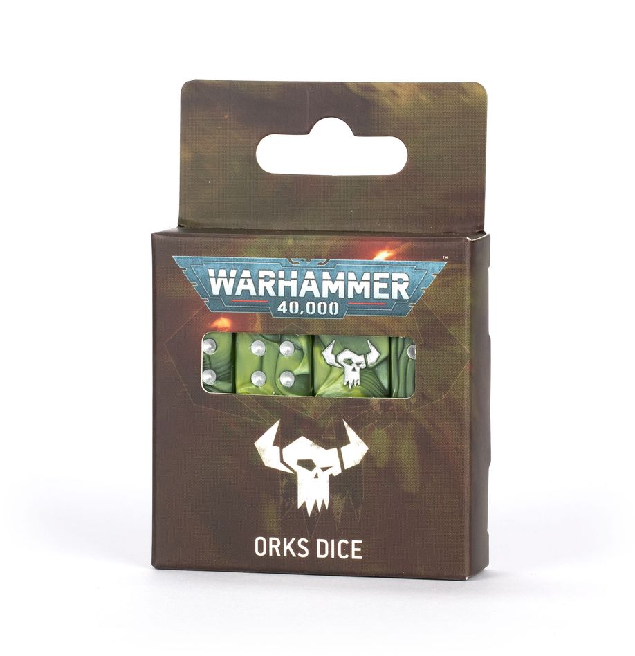 Warhammer 40000: Orks Dice Set MKH46DHGHG |0|