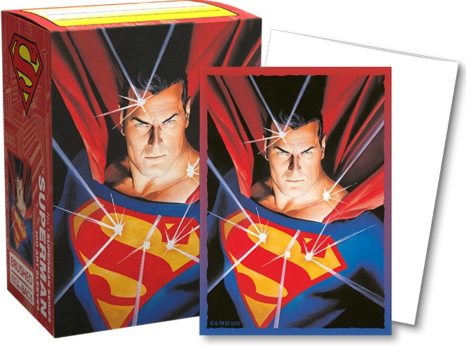 Dragon Shield Sleeves - 100ct Box Brushed Art - Superman Series No 1 Superman (Alex Ross) MK63OH2ZRD |0|