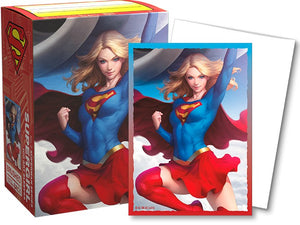 Dragon Shield Sleeves - 100ct Box Brushed Art - Superman Series No 2 Supergirl (Stanley Lau) MKLMHX3PYD |0|