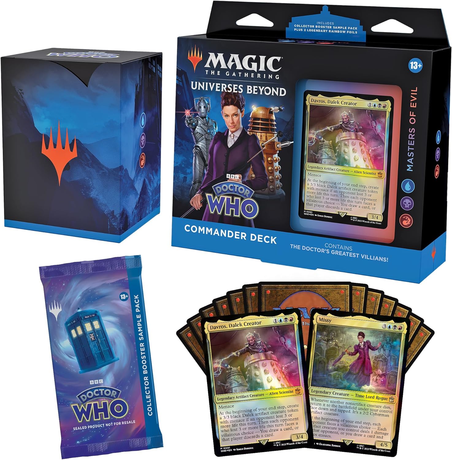 Magic The Gathering - Doctor Who Commander Deck Masters of Evil MKI87V27O7 |0|