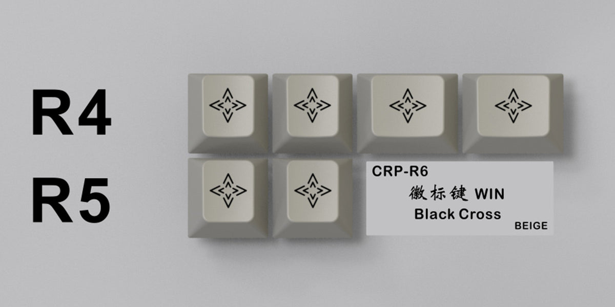Cross Key Keyboard Keycaps