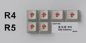 HammerWorks CRP Old Cherry Win 6 Key Cherry Profile Dye Sub Keycap Set