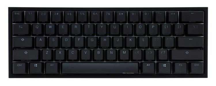 Ducky One 2 Mini v2 RGB LED 60% Double Shot PBT Mechanical Keyboard