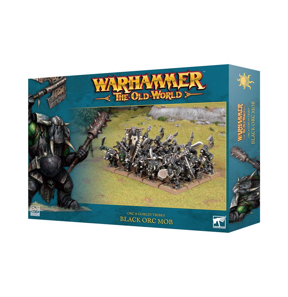 Warhammer The Old World Orc Goblin Tribes Black Orc Mob MKO0TRK3JV |63671|