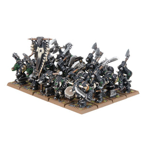 Warhammer The Old World Orc Goblin Tribes Black Orc Mob MKO0TRK3JV |0|