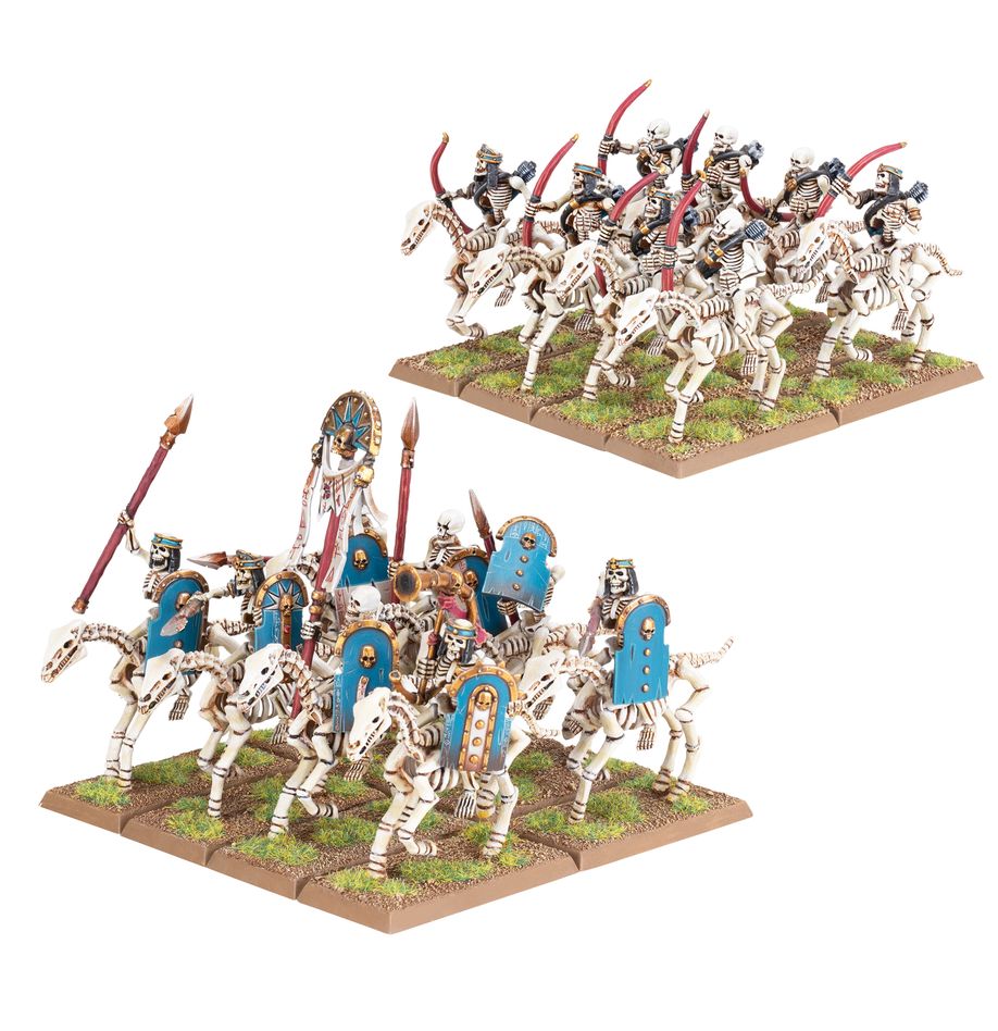 Warhammer The Old World Tomb Kings of Khemri Skeleton Horsemen/Horse Archers MK288TNEMV |0|