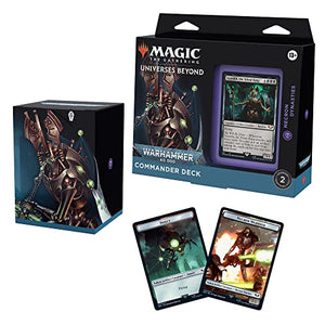 Magic The Gathering Universes Beyond Warhammer 40k Commander Deck Necron Dynasties MKCO3NQO72 |0|