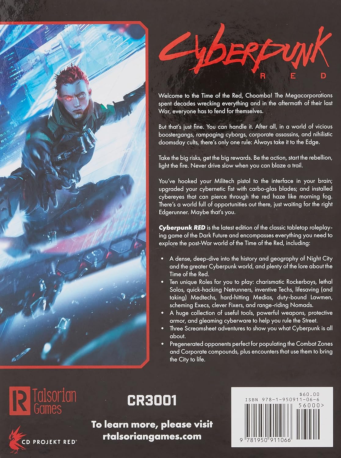 Cyberpunk RED Core Rulebook