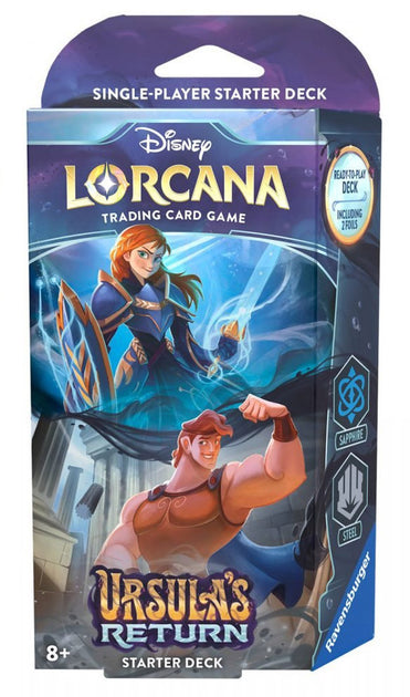 Lorcana TCG Ursula's Return Starter Deck Sapphire / Steel (Stand Toget