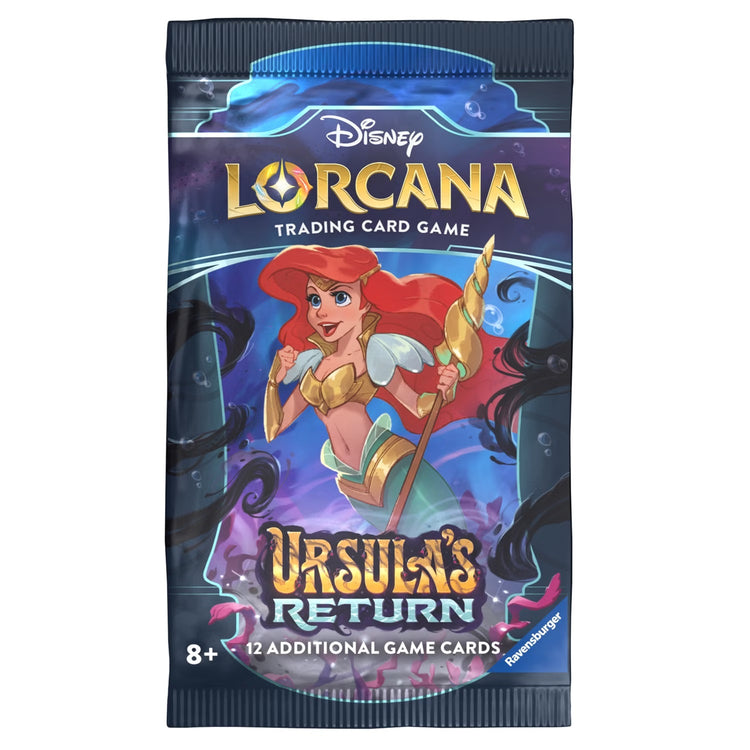 Lorcana TCG Ursula's Return Booster Pack MK2S2MX1W9 |63795|