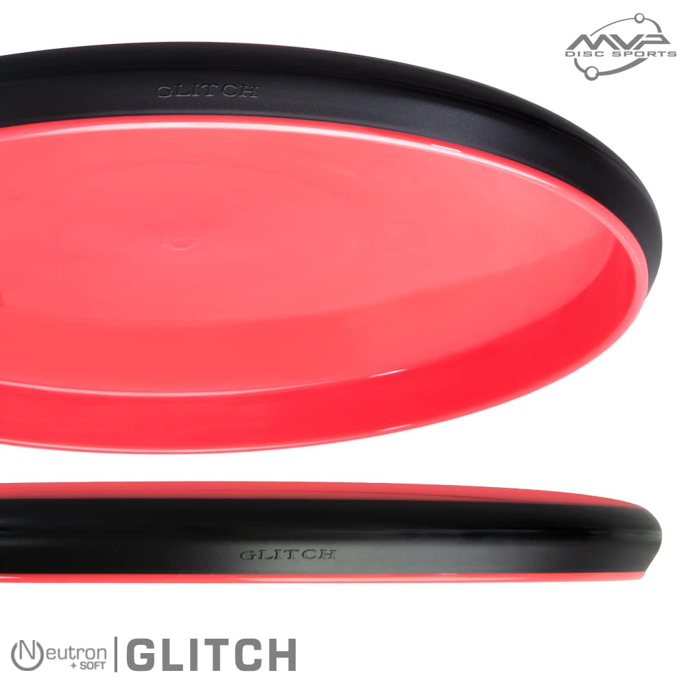 MVP Disc Sports Neutron Glitch (Soft) Disc Golf Hybrid Catch Disc MK7MIDNAZF |63812|