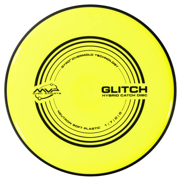MVP Disc Sports Neutron Glitch (Soft) Disc Golf Hybrid Catch Disc (Col
