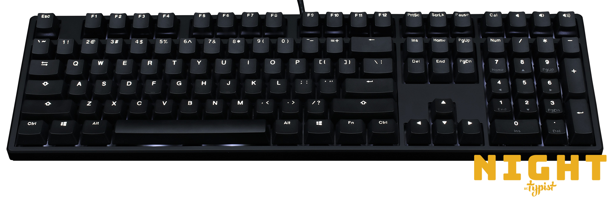 MK Night Typist Warm White LED Mechanical Keyboard
