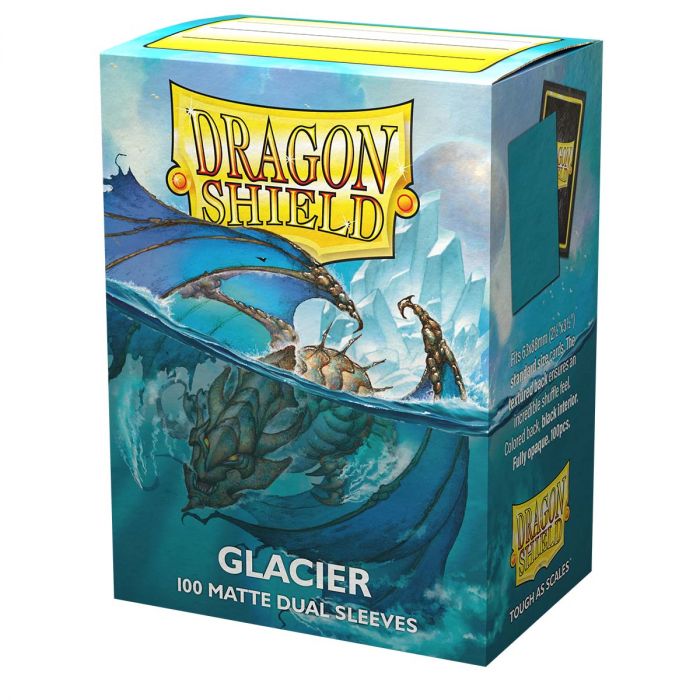 Dragon Shield Sleeves Standard Matte Dual - Glacier 100CT MK7DWAR6FK |0|