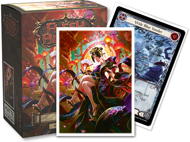 Dragon Shield Standard Matte Art Card Sleeves Flesh and Blood Nuu with Promo 100ct Dragon Shield Standard Matte Art Card Sleeves Flesh and Blood Nuu with Promo 100ct