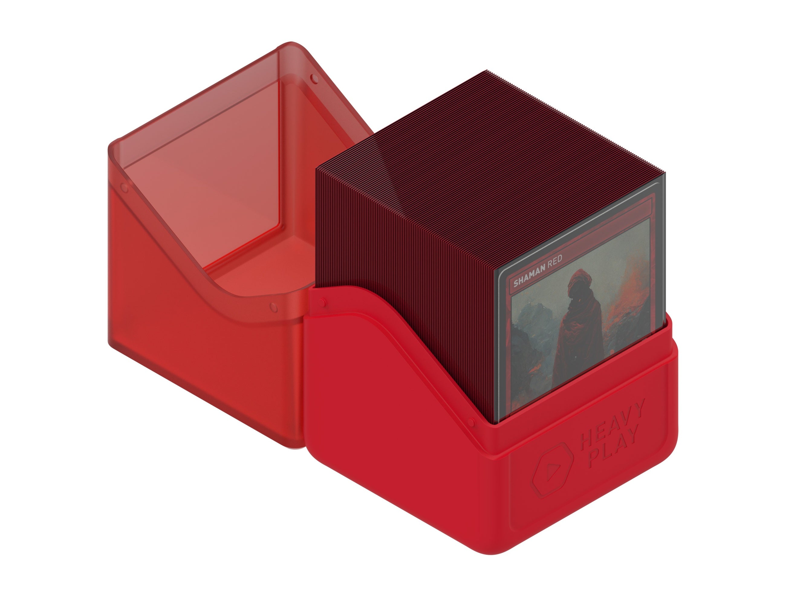 Heavy Play RFG Deck Box 100 Double Sleeved Shaman Red Heavy Play RFG Deck Box 100 Double Sleeved Shaman Red