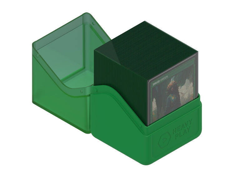 Heavy Play RFG Deck Box 100 Double Sleeved Druid Green MK61YCKM2U |0|