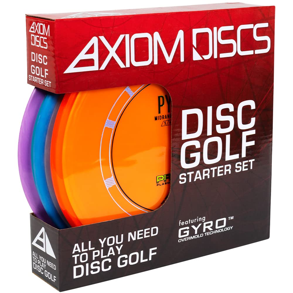Axiom Discs 3-Disc Premium Disc Golf Starter Set MKE6VP61PP |65816|