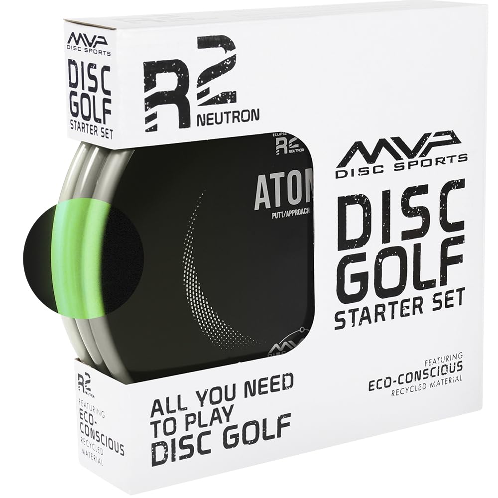 MVP Disc Sports 3-Disc Eclipse R2 Neutron Disc Golf Starter Set MKGGQI78EC |0|