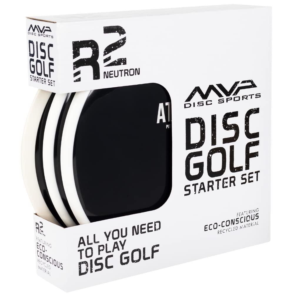 MVP Disc Sports 3-Disc R2 Neutron Disc Golf Starter Set MKPAWBBZTR |0|