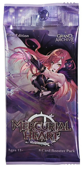 Grand Archive TCG Set 4 Mercurial Heart 1st Edition Booster Pack Grand Archive TCG Set 4 Mercurial Heart 1st Edition Booster Pack