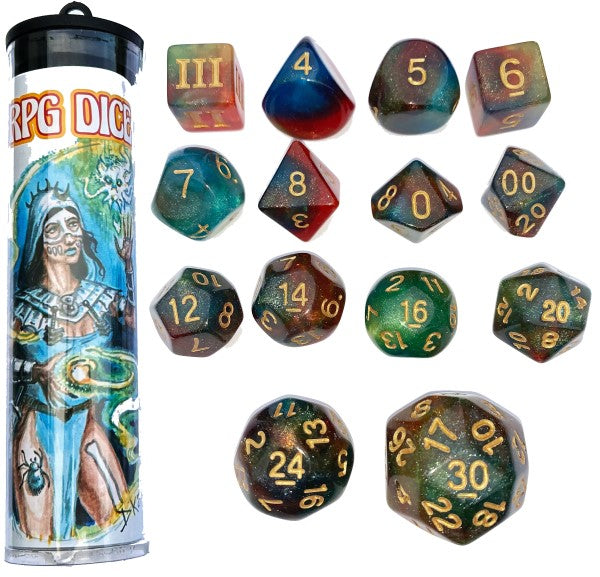 Dungeon Crawl Classics Motes of Mercurial Magic Dice MKMAPE1XH2 |0|