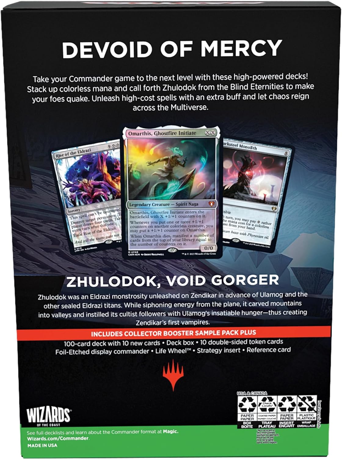 Magic The Gathering Commander Masters Commander Deck Eldrazi Unbound
