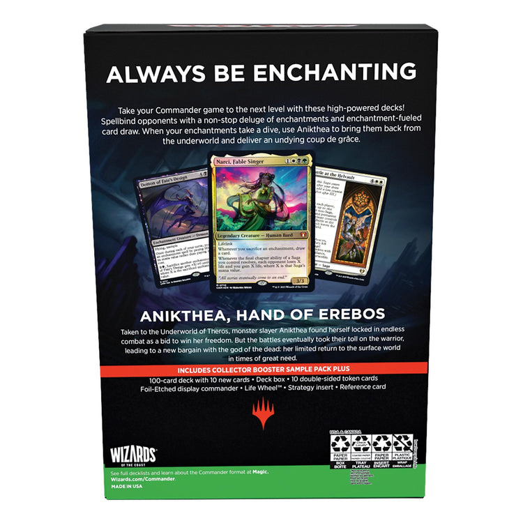 Magic The Gathering Commander Masters Commander Deck Enduring Enchantm Magic The Gathering Commander Masters Commander Deck Enduring Enchantm