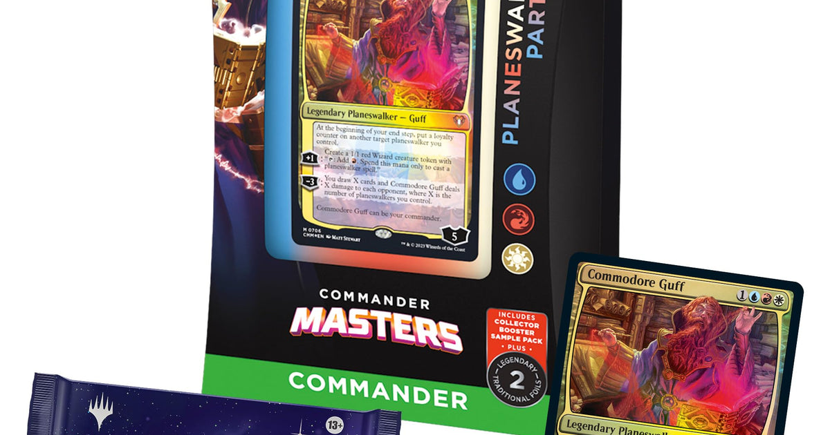 commander masters mtg precon Magic The Gathering Commander Masters Commander Deck Planeswalker Part