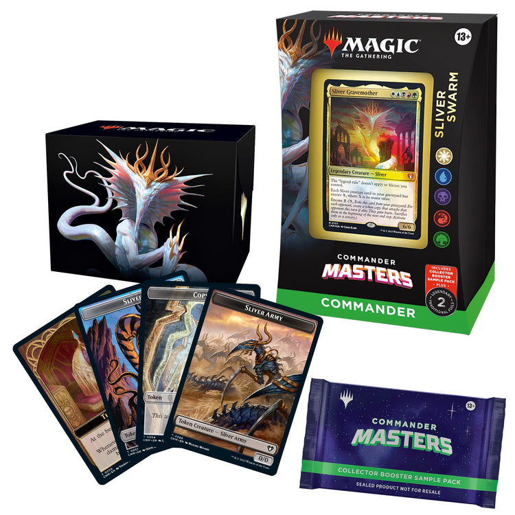 Magic The Gathering Commander Masters Commander Deck Sliver Swarm Magic The Gathering Commander Masters Commander Deck Sliver Swarm
