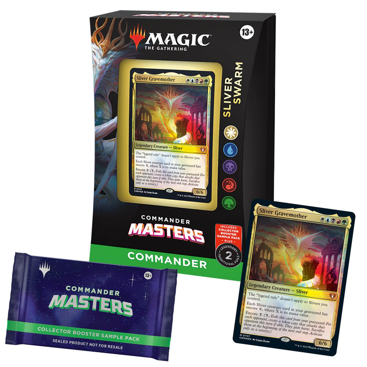 Magic The Gathering Commander Masters Commander Deck Sliver Swarm Magic The Gathering Commander Masters Commander Deck Sliver Swarm