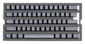 Ducky Black Backlit 108 Key Cherry Side Print Double Shot PBT Keycap Set