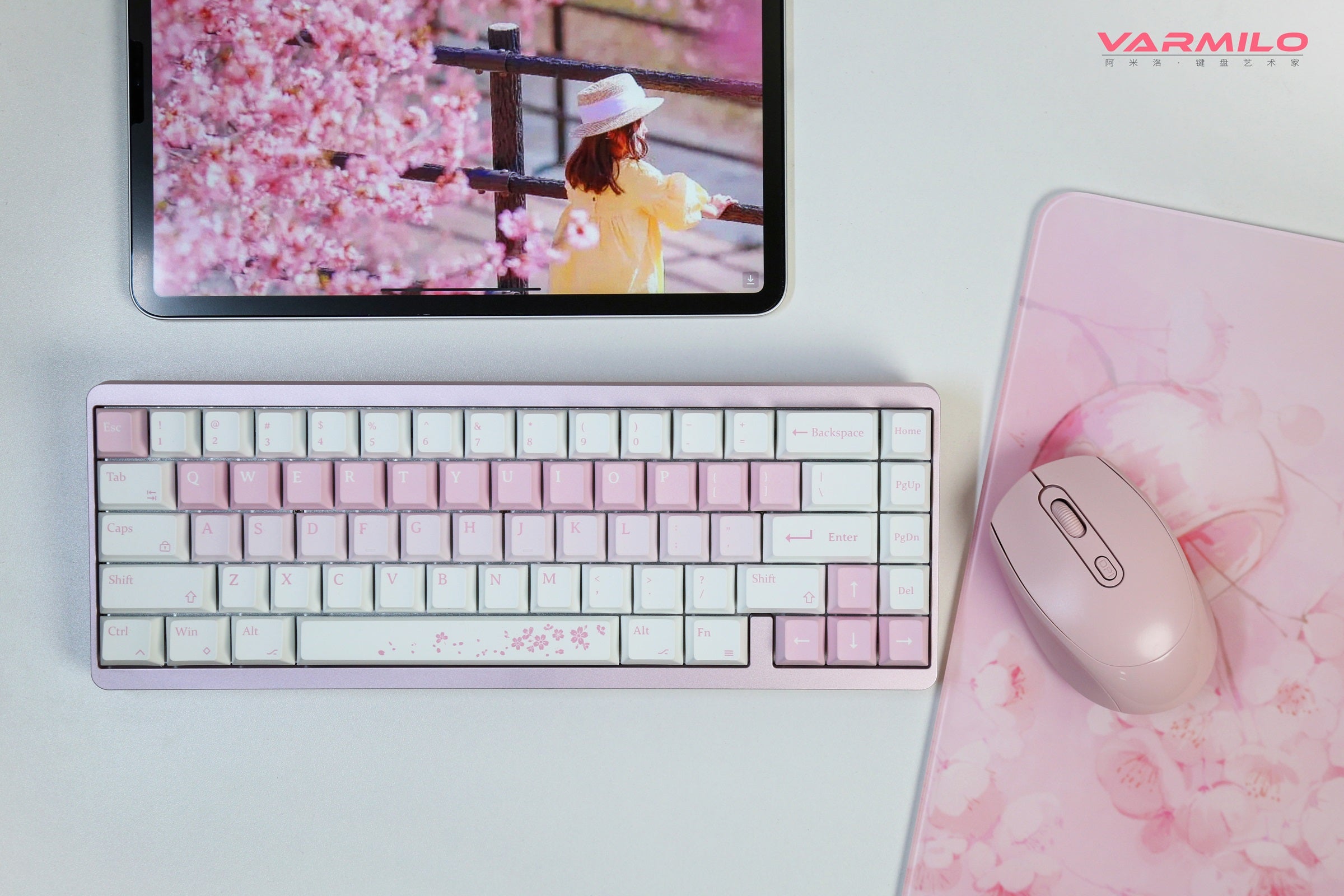 Varmilo VYU67 Muse 65 Sakura Keyboard MKNYJZ7GAU |68315|