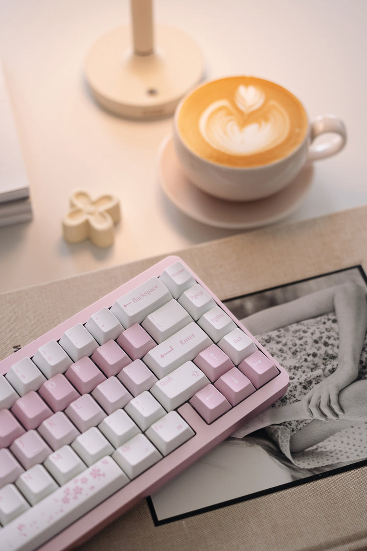 Varmilo VYU67 Muse 65 Sakura Keyboard MKNYJZ7GAU |68322|