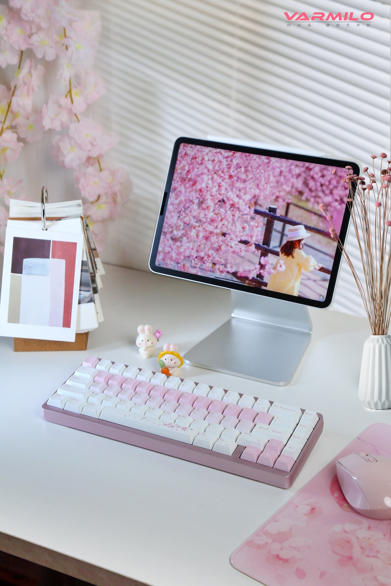 Varmilo VYU67 Muse 65 Sakura Keyboard MKNYJZ7GAU |68319|