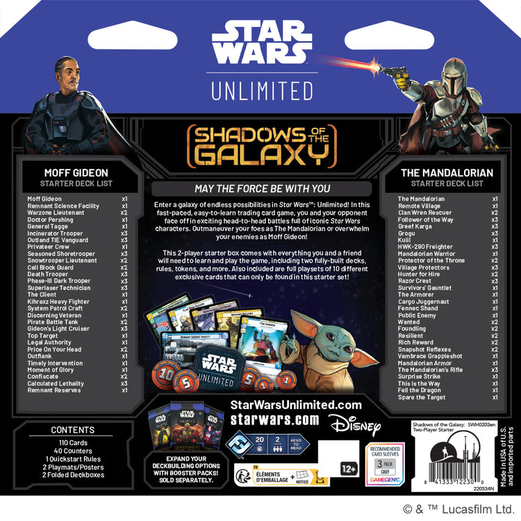 star wars unlimited shadows booster box Amazon.com: Asmodee Star Wars: Unlimited TCG Shadows of The Galaxy Booster Display (Set of 24 Booster Packs)