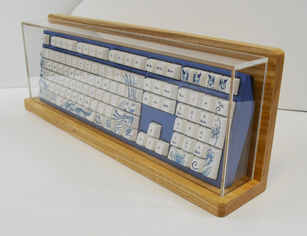 Acrylic Keyborad MK Santa Maria Full Size Ash Wood Acrylic Keyboard Display