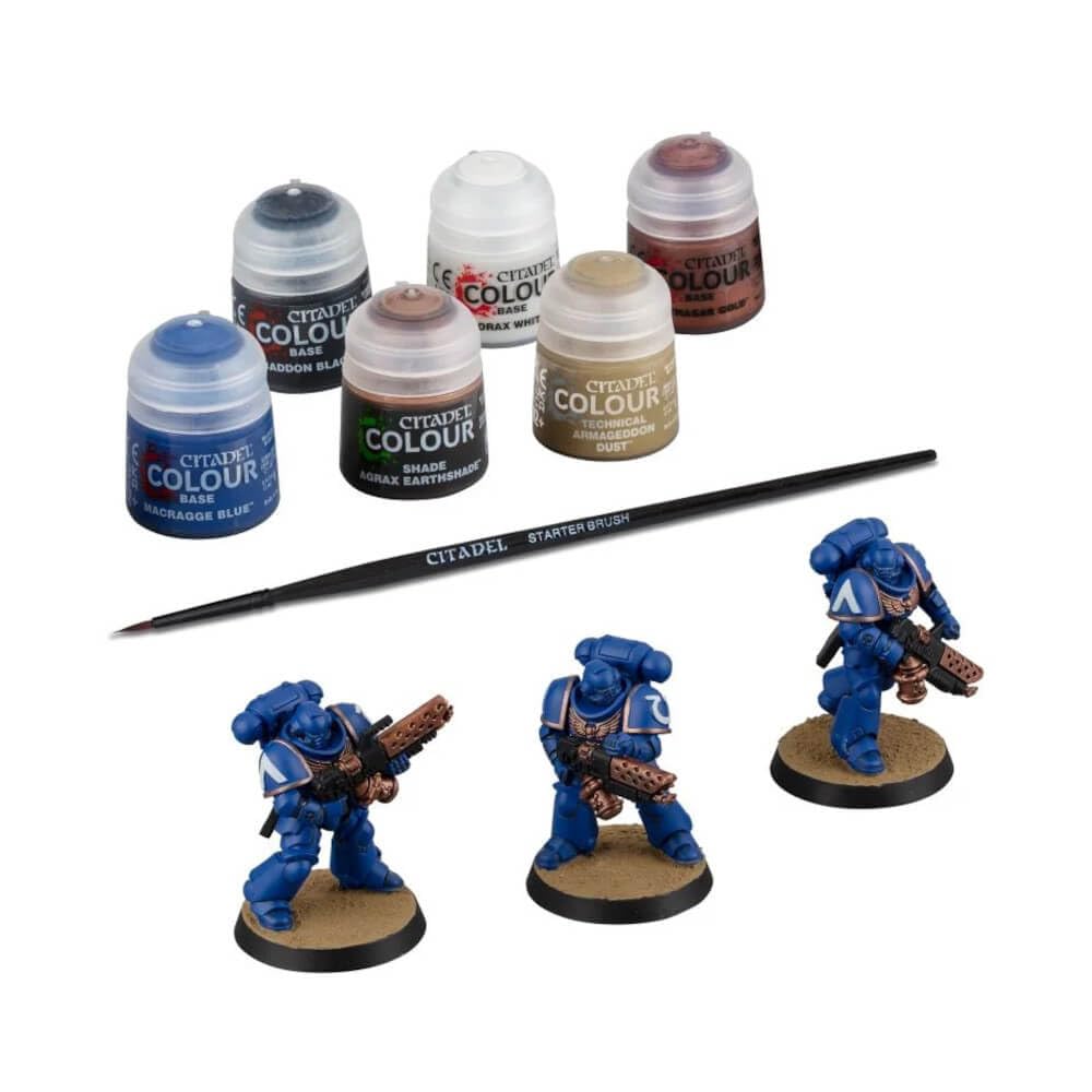 Warhammer 40000 Space Marines Infernus Marines and Paints Set MKR7PCQHAY |0|