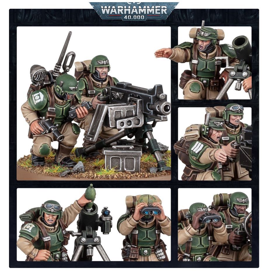 Warhammer 40000 Astra Militarum Heavy Weapons Squad MKZNBSYMEU |68474|