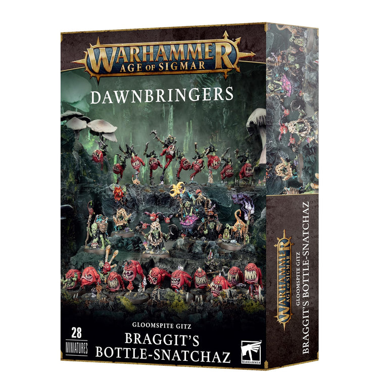 Warhammer Age of Sigmar Dawnbringers Gloomspite Gitz Braggit's Bottle-Snatchaz MKTTR2WLS8 |0|