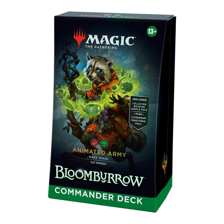Magic The Gathering Bloomburrow Commander Deck Animated Army