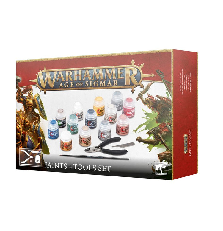 Warhammer Age of Sigmar Paints + Tools Set 2024 MKYRROFNN5 |68565|