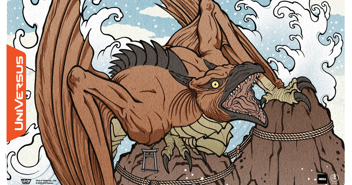 UniVersus CCG Godzilla Rodan Playmat