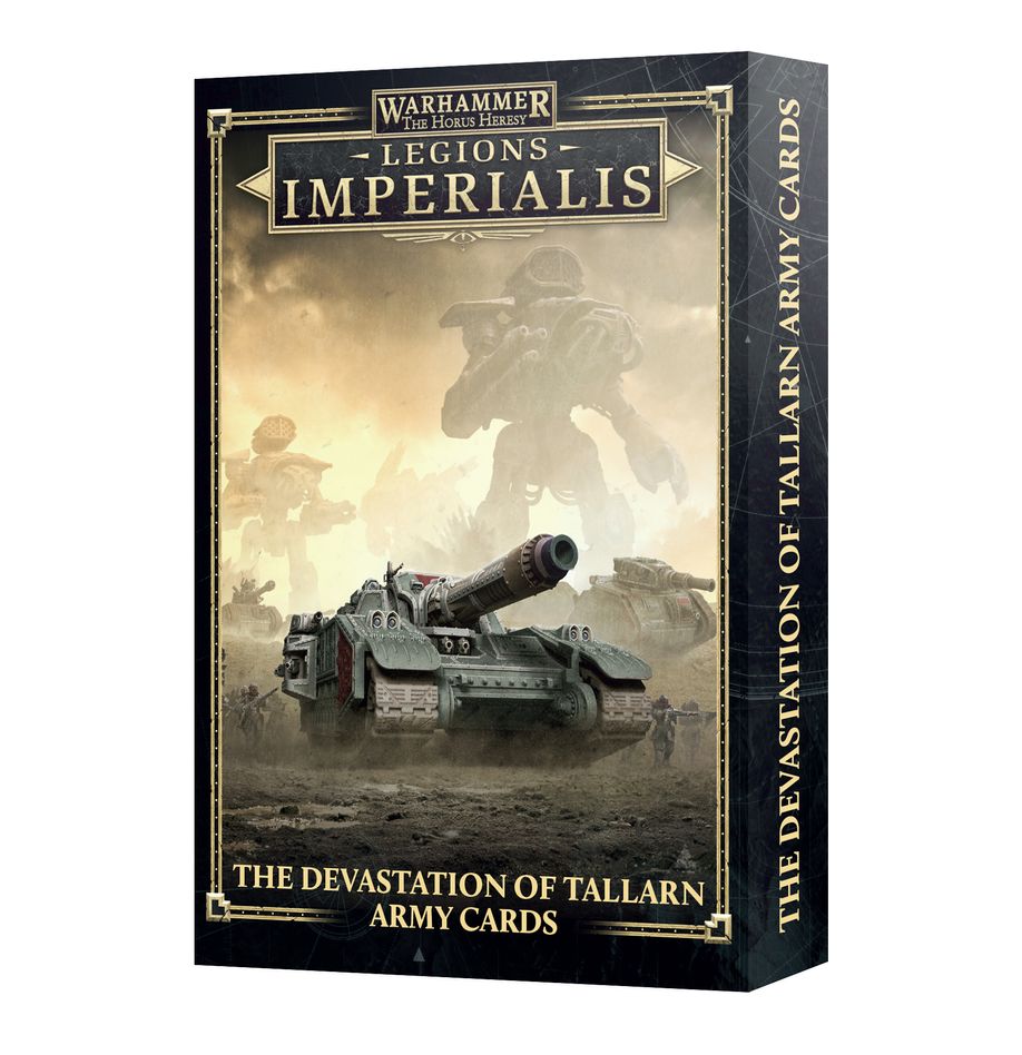 Warhammer The Horus Heresy Legions Imperialis The Devastation of Tallarn Army Cards MK70VPQBBW |69124|