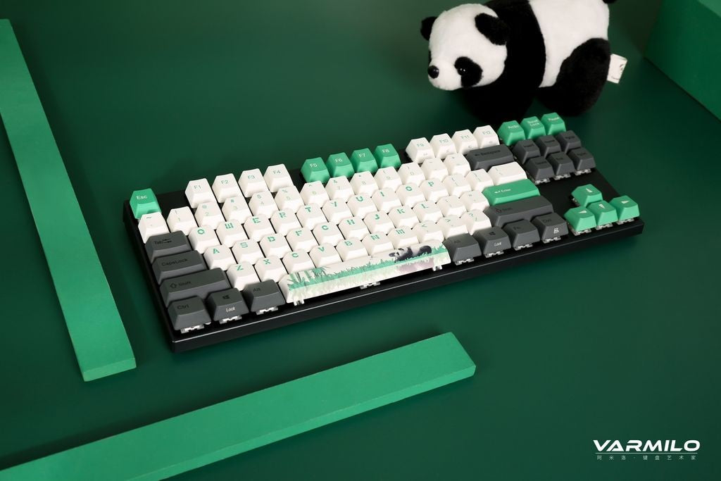 Varmilo VPT87 Panda R2 TKL Hotswap Wireless RGB Keyboard MKAUF06PXA |69106|